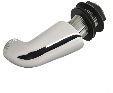 Vidonergy Lot de 2 adaptateurs de pieds de robinet mitigeur de baignoire et de douche en alliage de zinc G3/4 chromé