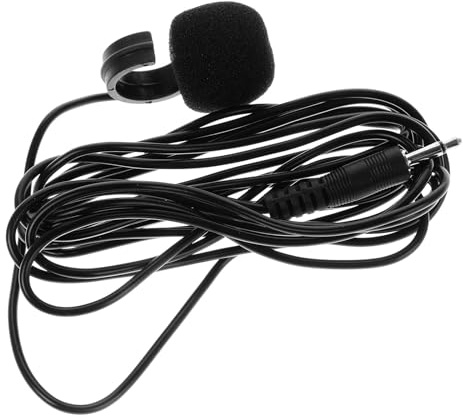 SOLUSTRE Microfono per Strumento Leggero e Portatile in Abs Clip per Sax e Flauto, per Performance in Band e Video, Microfono Pickup a Dito Nero