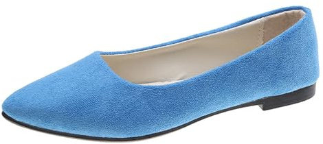 Générique Confortables Femme Bout carré Chaussures décontractées à Enfiler pour Quotidien été