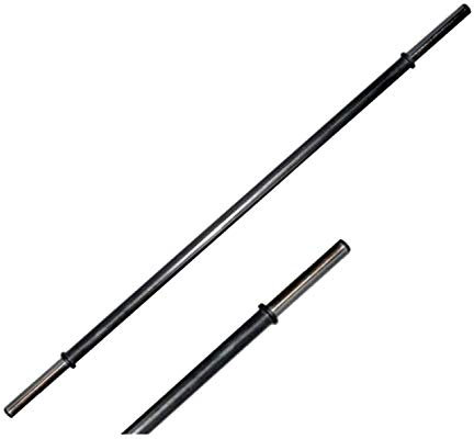 POWER-XTREME Aerobic-Stange I Pump-Stange I Langhantelstange I Gewichtsstange I 140cm I 30mm I Gummiummantellung I inkl. Federverschlüsse I Für Fitness-Kurse und Reha-Einsatz