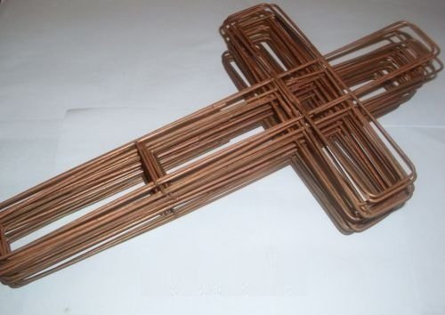 20x 15 wire CROSS wreath flowers/grave/craft christmas memorial