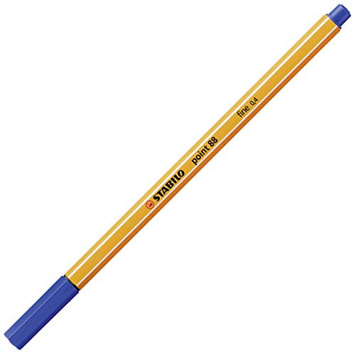 Fineliner - STABILO point 88 - Einzelstift - blau, 718648
