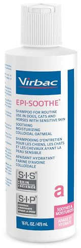 Virbac EPI-SOOTHE® Shampoo For Dogs, Cats & Horses (16 oz) - For Dry and Sensitive Skin