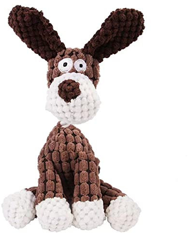 EACHPT Hundespielzeug, Hundespielzeug UnzerstöRbar, Hundespielzeug Quitschend, mit Quietschern, beißfest, Haustier-Hundekauartikel, kuschelig weich, für kleine und mittelgroße Hunde