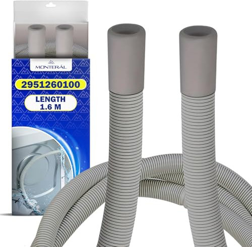 Tuyau Evacuation Seche Linge 1,6 m pour Sèche Linge avec le Code Original 2951260100 pour Beko - Garantie de 10 Ans - MONTERAL