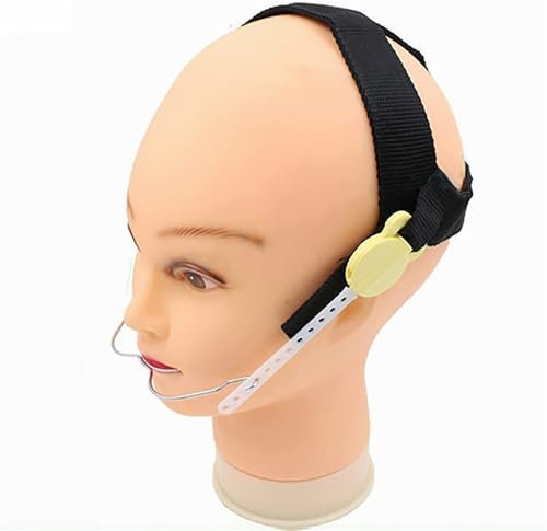 Tapones de ortodoncia de Alta tracción, Dispositivo de tracción Mandibular Externa, Tapa de ortodoncia con Arco Facial Totalmente Ajustable, Dispositivo de tracción Mandibular Externa Ajustable
