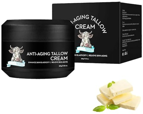 Crème Anti-âge Pour Homme, Crème En Suif De Bœuf, Creme Hydratante Visage Homme, Creme Anti Ride Hommes, Pour Offre Protection Durable Réduit Les Rides, Soin Visage Hommes (1)