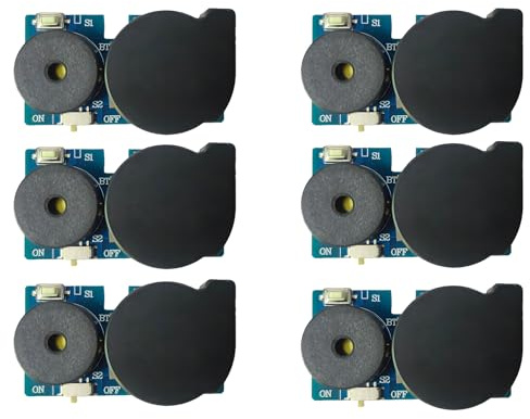 LUKIUP 6 Piezas Generador Ruido de Grillo, Generador de Sonidos Grillo 16 Sonidos Divertidos Bromas Chistes Gadgets Graciosos para Fiestas Casa
