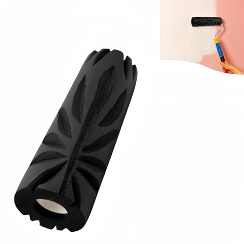 9 Inch Drywall Texture Roller Brush,Crow's Foot Pattern Paint Applicator