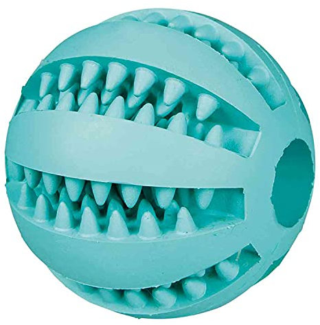 Trixie 32880 Denta Fun Ball, Mintfresh, Naturgummi, ø 6 cm