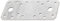 Alberts 335328 Flachverbinder | sendzimirverzinkt | 133 x 55 mm | 30er Set
