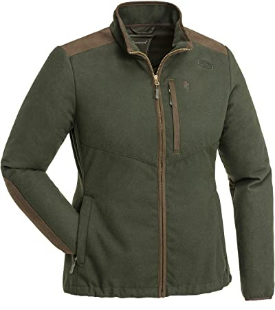 Pinewood 3807 Nydala Windproof Wool Damen Jacke Moosgrün/Wildlederbraun (182) L