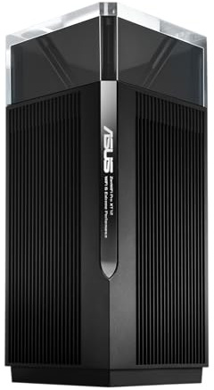 ASUS ZenWiFi Pro XT12 AX11000 (1 Pack) Tri-Band WiFi 6 Mesh, Covers Up to 3000 Sqr Feet, Supporting Lifetime Free Internet Security, Parental Control Functions, Dual 2.5G Ethernet Ports