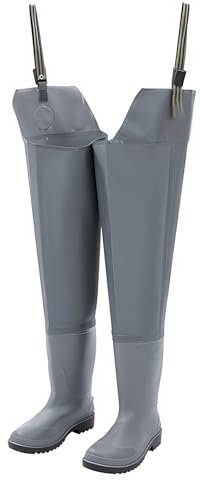 YXLYFDLY Wathose Watstiefel Für Herren Und Damen, rutschfeste, Isolierte Angelstiefel, Watstiefel Mit Profilsohle(42 EU)
