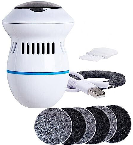 elektrischer Hornhautentferner, Hornhaut Entfernen Fuß Wiederaufladbar, Pediküre Set Fußpflege Hornhauthobel Hornhautraspel, Callus Remover Fußpflegegerät Electric