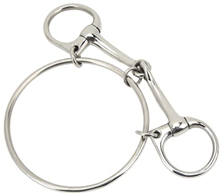 SPYMINNPOO In Acciaio Inox 125mm Cavallo Bocca Bit Durevole Outdoor Training Bit per Cavallo Attrezzatura 5 Pollice per Snaffle Control per Riders