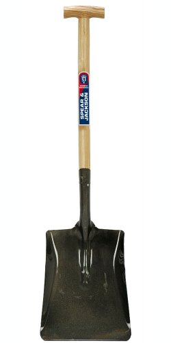 Spear & Jackson 2521HT No.4 Open Socket Square Mouth Contractors Shovel