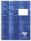 Clairefontaine 68225C - Notizbuch mit Spiralen STUDIUM A4 Innenraum gestreiften Horizontaler Rand 160 Seiten, Farbe blau