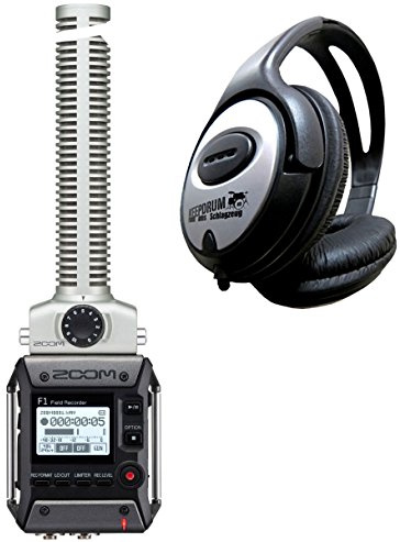 Zoom F1-SP Field Recorder mit Richtmikrofon + Kopfhörer