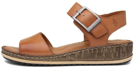 Hush Puppies Women's Ellie Heeled Sandal, Tan, 5 UK