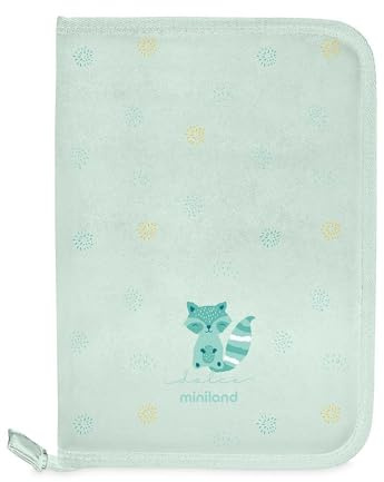 Miniland Carebook Mint. Porta documenti ideale per documentazione e libretto sanitario del bambino.