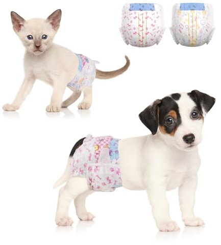 Dono Couches pour Chien Femelle Grande Race - 24 Pièces, Couches Jetables pour Chiennes en Chaleur avec Indicateur d'Humidité, Couches Super Absorbantes pour Chiens de Petite, Moyenne et Grande Taille