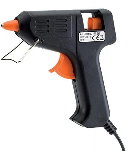 Pistola per Colla a Caldo 20W – Stick da 7mm – Riscaldamento Rapido – Ideale per Hobby, Fai da Te e Artigianato – Facile da Usare – Perfetta per Casa, Scuola e Ufficio (20W - Stick 7MM)