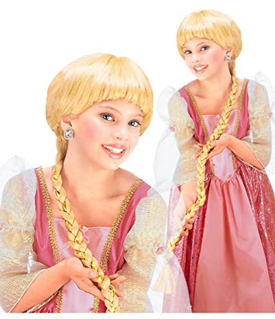 Horror-Shop Rapunzel Perücke Blond Kinder