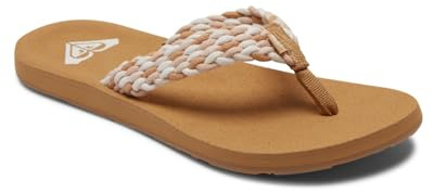 Roxy Porto, Zapatos de Playa y Piscina para Mujer, Blanco (Natural Nat), 37 EU