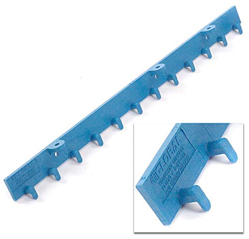 Global Industrial Standard Strip Curtain Door Mounting Bracket Kit, 6'L - (3) 2' Sections