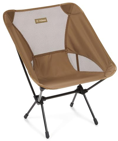Helinox Chair One Original Lightweight Compact Collapsible Camping Chair Coyote Tan, 0.89kg Outdoor Chairs, Camping Chairs for Adult, Portable Chairs for Outside, Backpacking, Picnic, Adventures