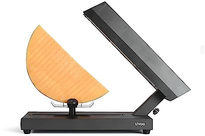Livoo - DOC231 Appareil à Raclette Traditionnel | Pour Quart de Meule | Socle Fromage Coulissant & Pivotant | 400 Watts