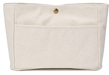 YONEBN Aufbewahrungstasche Leichtgewicht Große Kapazität Einfache Innentasche Handtaschen-Organizer,Beige/Leinwand