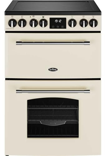Belling Farmhouse 60E 60cm Electric Cooker with Ceramic Hob - Cream - A/A Rated