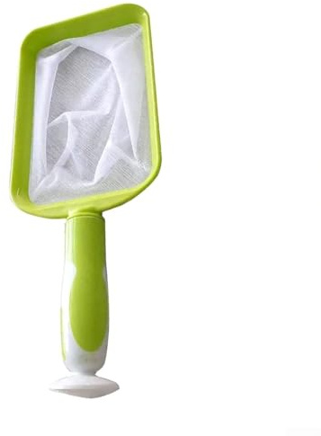 Filet de nettoyage pour jacuzzi - Épuisette de piscine avec poignée à ventouse pour un nettoyage rapide de la piscine, du jardin, de l'étang