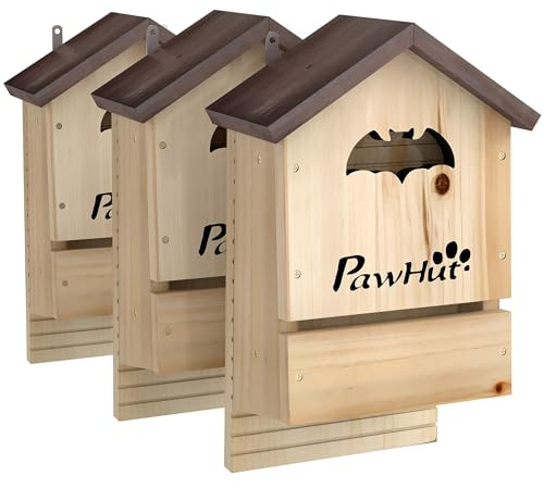 PawHut Casa para Murciélagos 21.5x11.5x34cm