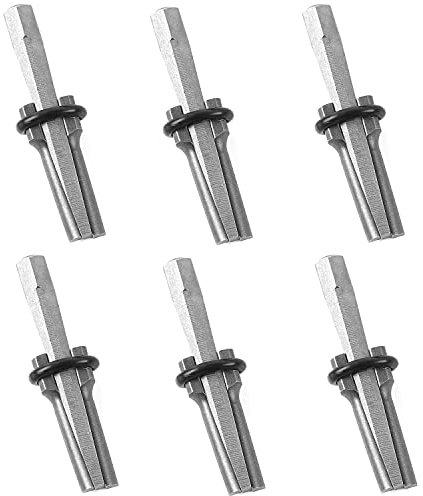 TIHOOK 6 Stk Steinkeil 14 mm, Steinspalter, Betonspalter Handwerkzeug, Beton Stein Splitter Werkzeugstecker, Steckkeile und Federscheiben, Werkzeug für Beton, Marmor, Granit, Fels, Stein