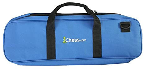 The House of Staunton Chess.com Deluxe Chess Bag (Royal Blue)