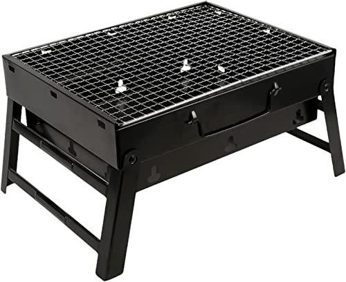 Griglia a Gas Griglia per Barbecue Pieghevole Griglia per Barbecue Portatile compatta a Carbone Griglia per Barbecue Bar Fumo Campeggio all'aperto
