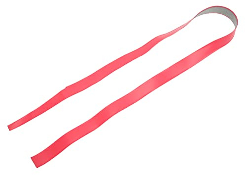 Racquets de tennis de badminton saisissant de poignée de raquette de tennis antidérapante en PU de haute qualité pour squash badminton tennis et tiges de pêche 110 x 2,4 cm (rouge)