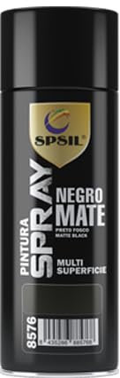 SPRAY PINTURA COLOR NEGRO MATE 400 ML. 8576