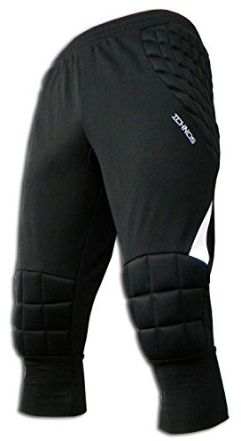 ICHNOS football soccer adult size goalkeeper cropped pants 3/4 shorts (M)