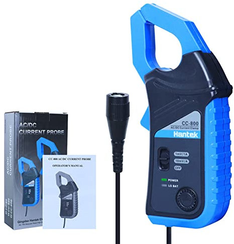 Hantek CC-800 AC/DC pinza di corrente 5KH, oscilloscopio, larghezza di banda 1 mV/10 mV/A 500 A/800 A con connettore BNC