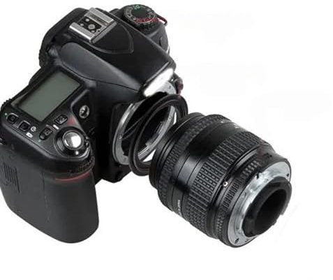 Umkehrring Ziel Bajonett kompatibel mit Sony E-Mount zur Montage von Zielen für Makrographie (67 mm)