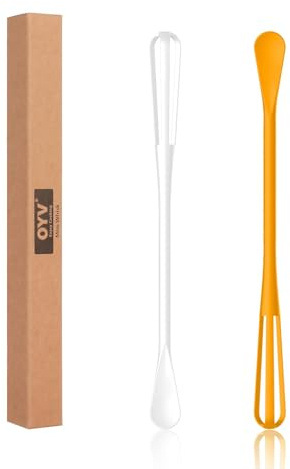 OYV multifunctional mini whisk,mini spoon,small whisks for cooking,tiny whisk 2 pieces,mini small wisk,for Blending,Whisking,Beating Ingredients, Mixing Sauces