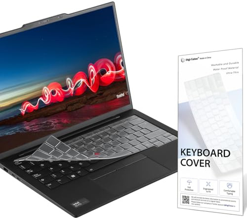 [Layout EU/UK] Copertura per tastiera compatibile con Lenovo ThinkPad E14 Gen 7 (2025) da 14 pollici, cover protettiva trasparente