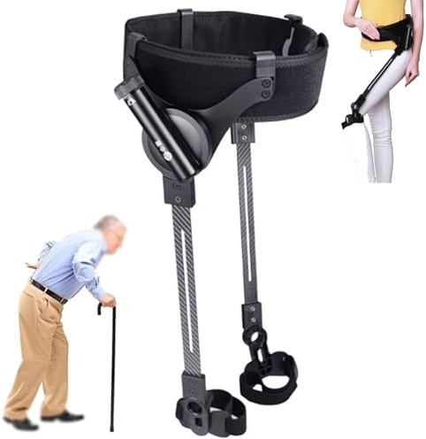 Ayuda Para Caminar con Energía del Exoesqueleto Biónico, Ayuda Para Caminar con el Cuerpo 3 Niveles Ajustables, Impulso de Movilidad e Independencia M Bothlegs