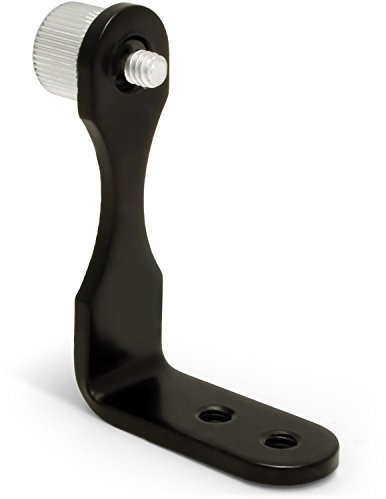 Optix Pro Binocular Metal L Shaped Adapter Mount for Tripods with Dual 1/4 Inch Screw Bolt Thread