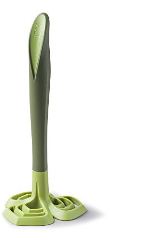 Zeal Heat Resistant Nylon Masher with Soft Grip Ergonomic Handle. Lime