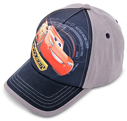 Disney Toddler Boys Cars Lightning McQueen Cotton Baseball Cap, Age 2-5